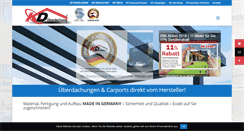 Desktop Screenshot of kd-ueberdachung.de